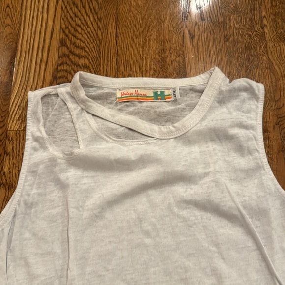 NWT Vintage Havana Girl’s White Tank Size Large - Picture 2 of 7